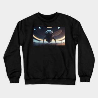 Insect robot with cinematic light Crewneck Sweatshirt